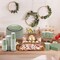 200-Piece Sage Green Disposable Dinnerware Set, Including 7" & 9" Paper Plates, Cups, and Napkins for Birthday, Baby Shower, and Wedding Parties (Sage Green)